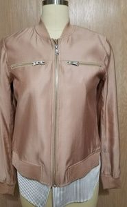 Trouve rose bomber jacket size S